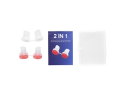 Purificador nasal antironquidos mejorado con rejillas nasales y filtro de aire rojo