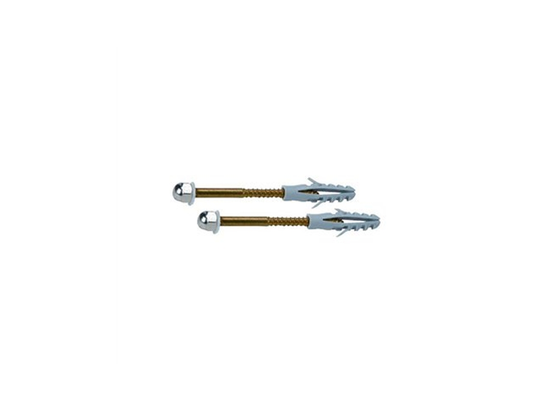 Bolsa De 2 Tornillos De Hierro M5x75mm Para Fijación De Inodoro Meval