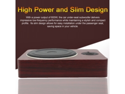 Subwoofer para coche de 8 pulgadas y 600 W, sistema de audio amplificado de 12 V para debajo del asiento.