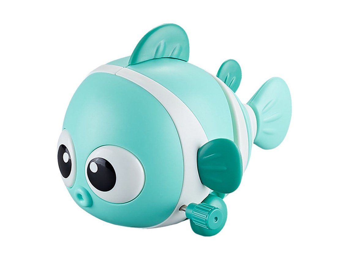 Reloj De Juguete Con Forma De Pez De Dibujos Animados, Educativo, Interactivo, Que Camina, Menea, Con Cola Verde Para Bebés.