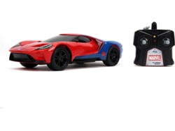 Coche Teledirigido JADA Spiderman 2017 Ford GT (Edad Minima: 6 - Alcance: 25 m - Velocidad Máxima: 9 Km/h)