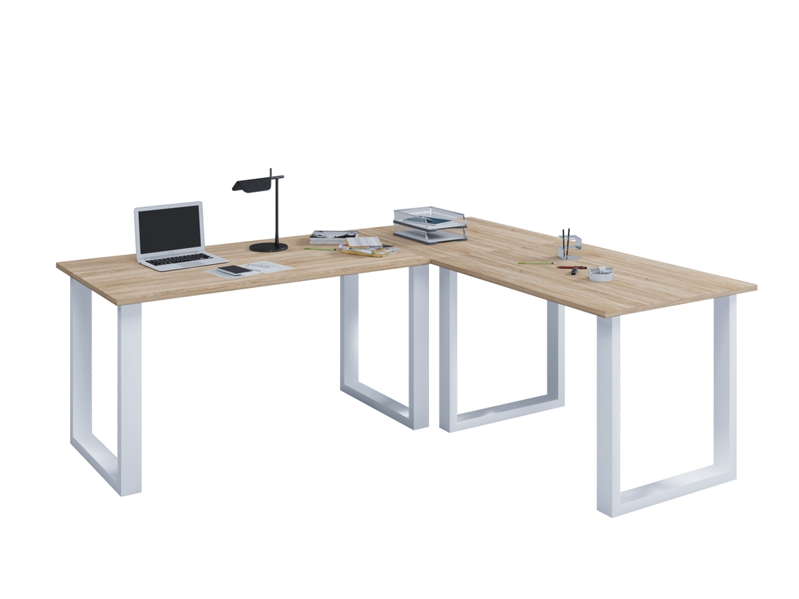 Escritorio de oficina en forma de U 160x130x50 Vcm