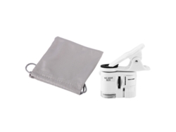 Microscopio Mini Clip Para Teléfono Móvil 9595w 60x Con Luz Led Uv
