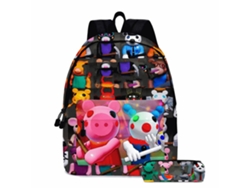 Juego De 2 Mochilas Infantiles Con Estuche Para Lápices, Diseño De Dibujos Animados, Para La Escuela, Viajes, Camping, Regalo De Cumpleaños, Navidad.