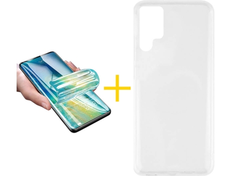 Carcasa + Protector de Pantalla para Samsung Galaxy S22 Ultra 5G ACCETEL Transparente Claro