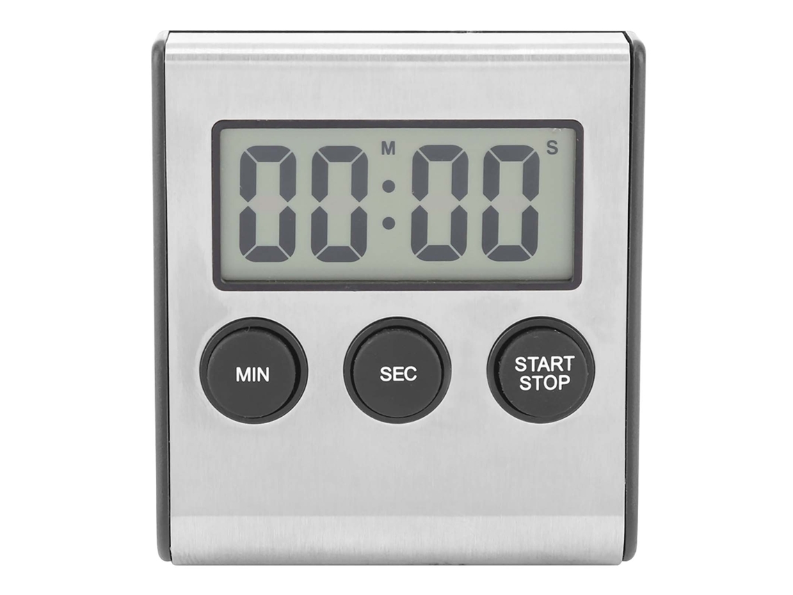 Temporizador digital de pared y mesa para cocina Baok con alarma potente y reloj despertador de dígitos grandes.