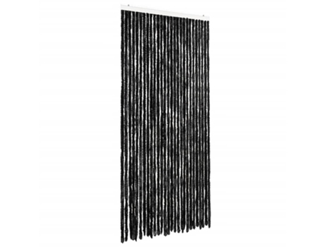 Cortina Mosquitera Chenilla Gris Antracita VIDAXL (118X220 cm)