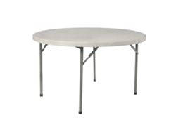 GARBAR ROSSINI Mesa Redonda Plegable Interior Exterior Ø122 Gris