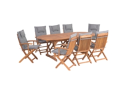 Conjunto de Jardín Maui (Marrón - Madera de Acacia -85x220x93 cm)