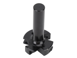 Broca para fresadora para aplanar laminados, 4 hojas, cemento de carburo, 1/4''