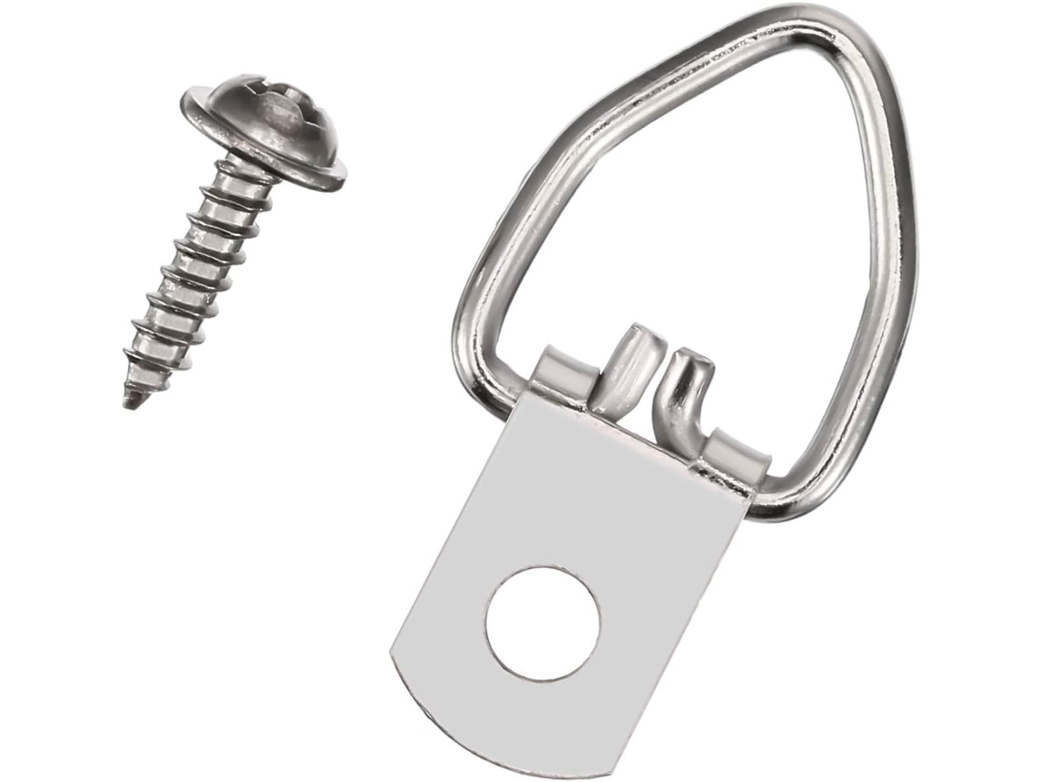 VYLARA Cabides De Argola Em D De Qualidade Profissional, Com Tira De Aço Dupla Para Resistência Incomparável, Suportam Até 22,7 Kg Quando Usados Em Pares, Su