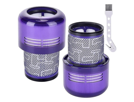 Accesorio Aspiradoras Filtros de compatibilidad universal Paquete de 2 Dyson V11 V15 Sv14 Sv22 Filtro lavable