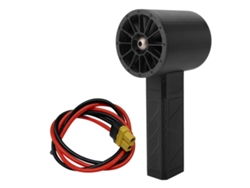 Ventilador turbo portátil con velocidad ajustable para lavado y limpieza de autos.