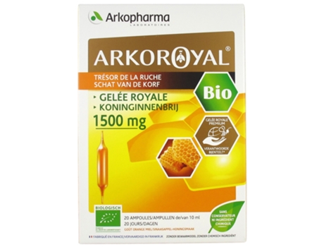 Jalea Arko Royal Trésor de La Ruche Real 1500 Mg Bio 20 Ampollas ARKOPHARMA