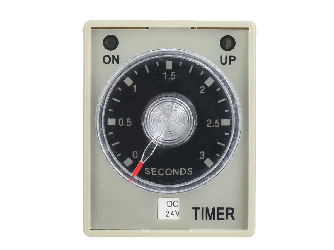 Relé Temporizador Electrónico Ajustable Ah3-3, 8 Pines, 3s, 24 V Cc