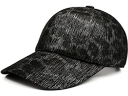 Gorra De Béisbol Impresa En Cuero Veritable Hommes - Chapeau Papa Reglable Peau Mouton