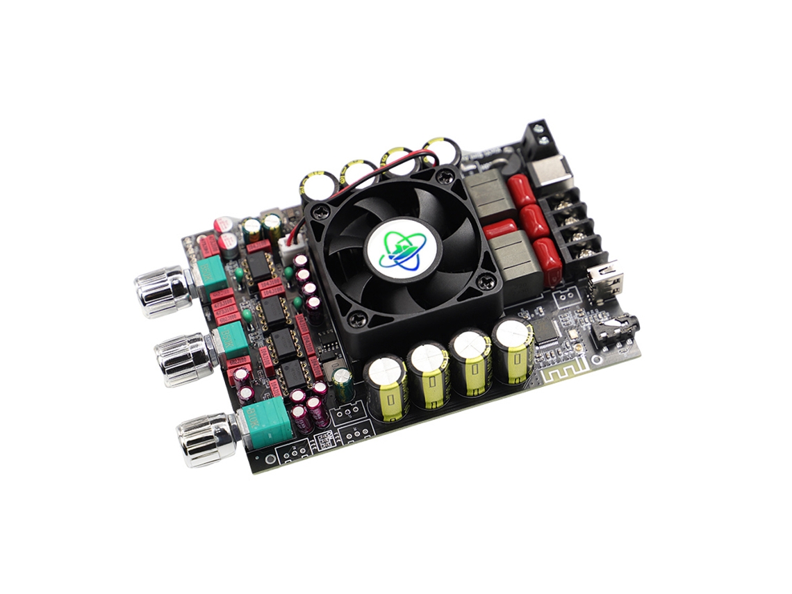 Amplificador De Audio Inalámbrico Bt 5.2 De 220 W + Subwoofer De Alta Potencia De 220 W, Módulo Portátil
