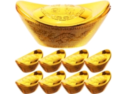 Dulces Dorada Plástico Ligero 12 Unidades Decoración Elegante Reuniones Familiares Oficina Caja