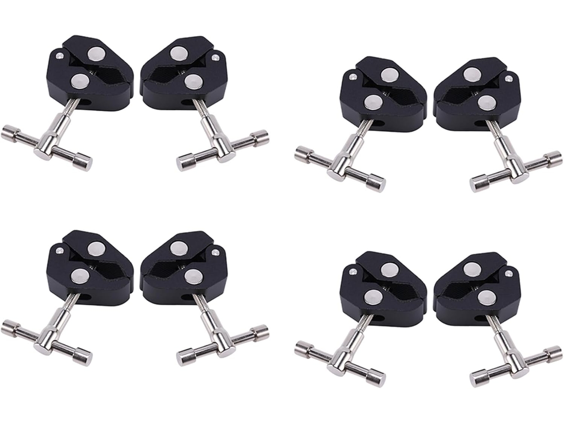 Juego De 8 Clips De Fotografía De Alta Calidad Con Varillas Roscadas De 1/4" Y 3/8" Para Cámaras.