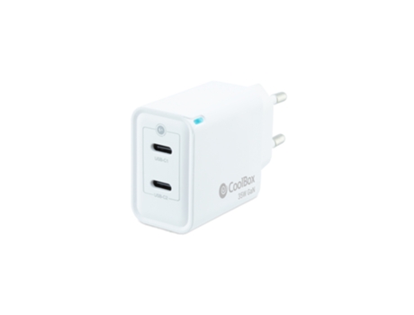 Cargador Gan Usbcusbc Pared COOLBOX Ver descripción