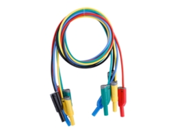 5 Unidades De Conectores De Prueba De Cable Banana P1050-1 De 4 Mm De Silicona Suave 14awg Para Multímetro
