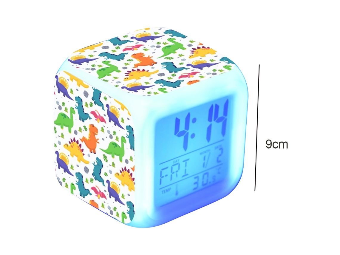 Reloj Despertador Peque o Led 8 Dibujos Animados Pastoral Peque o
