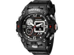 VEANXIN Reloj militar deportivo resistente al agua para hombre, cronómetro con alarma LED multifunción