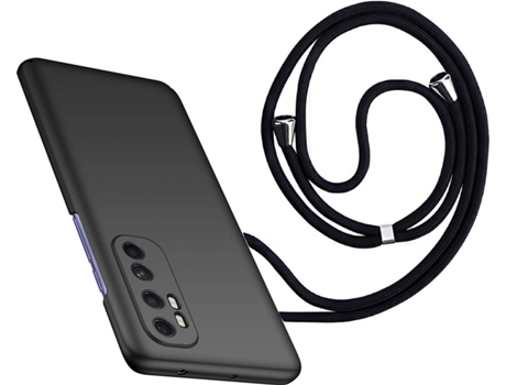Funda Xiaomi Mi Note 10 Lite Turtleshell Rígida con Collar Negro