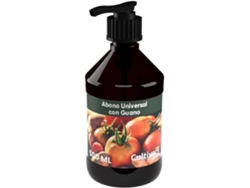 CULTIVERS Abono Líquido Universal con Guano 500 ml Bio para Plantas y Cultivos. NPK 4-4-4 con dosificador para fácil aplicación