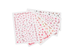 Rebe-stickers De Uñas Artísticas De Flores 3d Autoadhesivos Seguros Para Accesorios Decorativos Diy De Manicura