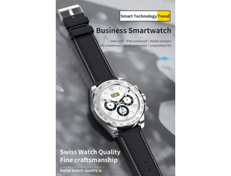 Smartwatch, pantalla IPS de 1,3 pulgadas, 30 días en espera, negro CHRONUS