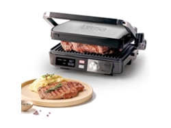 Barbacoa Eléctrica Pr K2, Parrilla Panini, 2000w, Placas Antiadherentes 29 X 23cm, Pantalla LCD, Apertura de 105 a 180° Ufesa