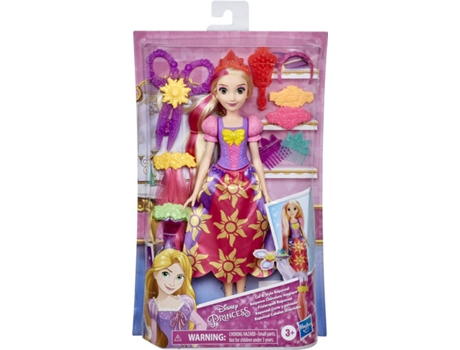 Muñeca DISNEY Princess Rapunzel Cabelos Divertidos (Edad Mínima: 3 años)