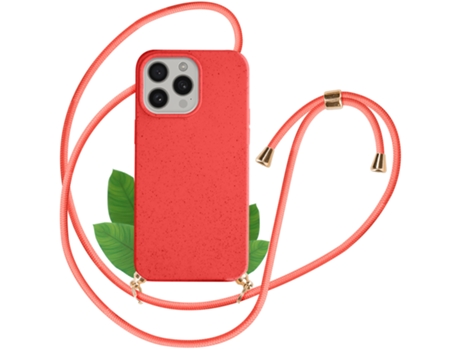Funda para iPhone 15 Pro AVIZAR Silicona Rojo