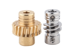Engranaje De Tornillo De Bronce 10:1, Piezas De Ensamblaje De Tornillo De Metal Para Robot Industrial