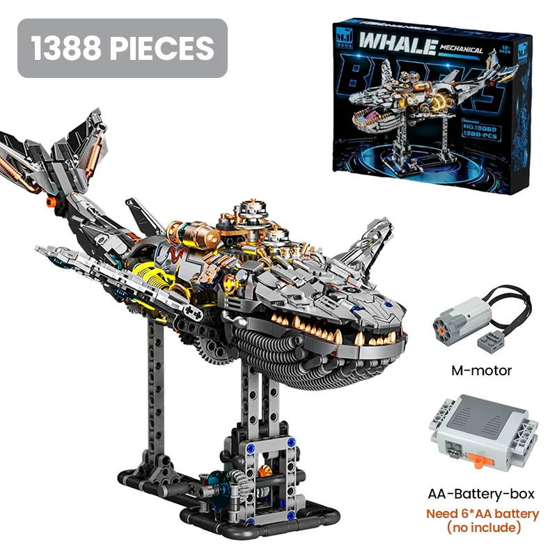 Bloques De Construcción Mecánicos Con Forma De Animales, Modelos De Ensamblaje Moc (multi-creation).