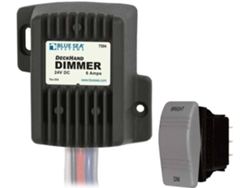 Regulador de medição BLUE SEA Deckhand Dimmer 6A 24V Negro