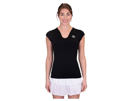 Camiseta de Mujer BIDI BADU Crew V Neck Negro (XL)