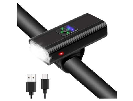 Luces para bicicleta USB recargables a prueba de agua súper brillantes 6 modos Luces LED para bicicleta Faros delanteros para todas las bicicletas ...