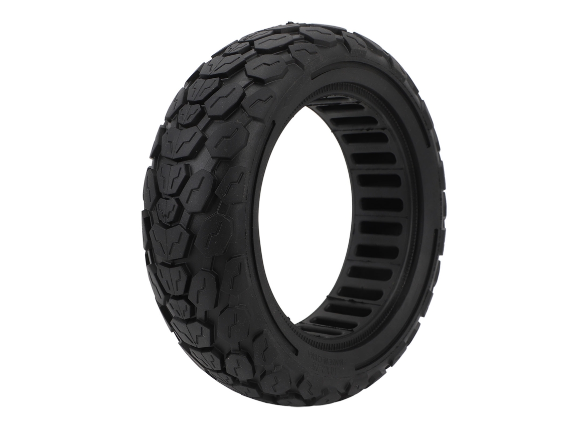 Neumático Macizo Para Patinete Eléctrico 10x2.75 Antiexplosión Sin Aire Sin Panel De Panal De Goma