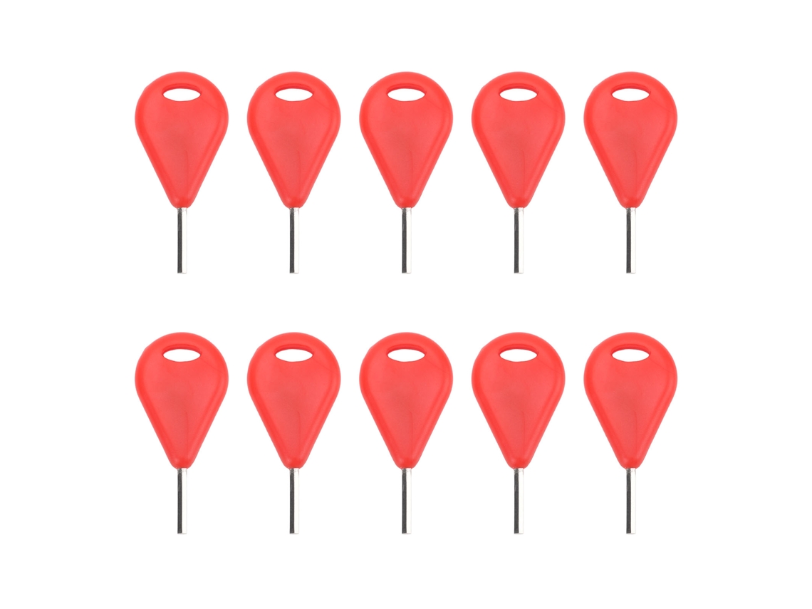 2026-10pcs Llave Para Aleta De Tabla De Surf Future Profesional Con Agujeros Pequeños Llave Hexagonal De Repuesto Accesorio Rojo