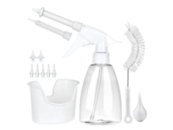 Kit De Limpieza De Oídos Con Irrigación, 300 Ml, 7 Boquillas Y Cepillo Para Eliminar La Cera.