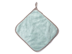 Jinwei-pano De Limpeza De Cozinha Com Alça Para Suspensão, Poliéster Coral Absorvente, Toalha De Mão Macia Para Casa, Cozinha, Banheiro, Verde