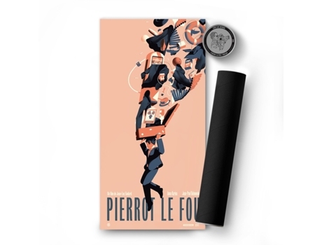Póster KUBBICK Pierrot Le Fou (V)