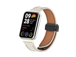 Correa para Redmi Watch 6 / 5 / Xiaomi Band 9 Pro - Piel - Cierre magnético - Negro - Textura de lichi