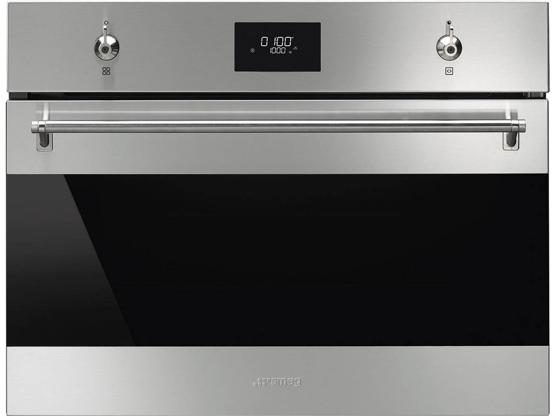 Microondas SMEG SO4301M0X (40 L - Con Grill - Inox)