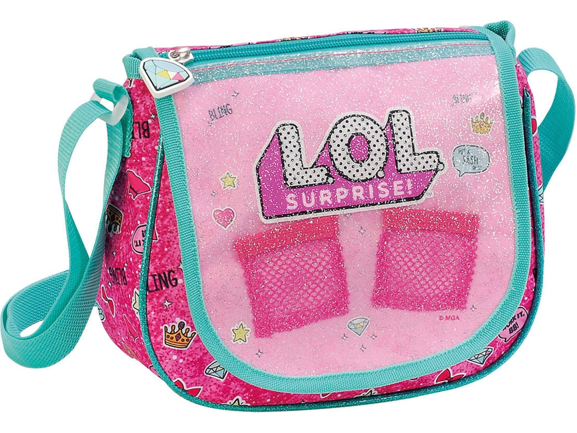 Bolsa de Hombro LOL Save (Rosa - Poliéster - 22x18x7cm)