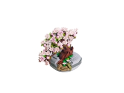 Bloques de construcción juguetes flores PUPU WJ-0005