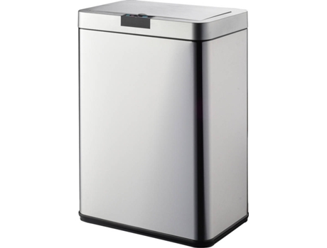 Cubo de Basura KITCHEN MOVE (Gris - Acero - 50 L)