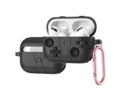 Estuche de silicona para auriculares inalámbricos estilo consola de juegos GIECY